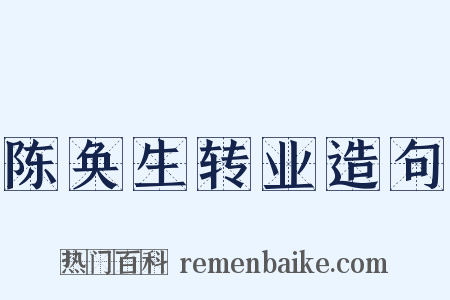 陈奂生转业造句是什么意思的图片